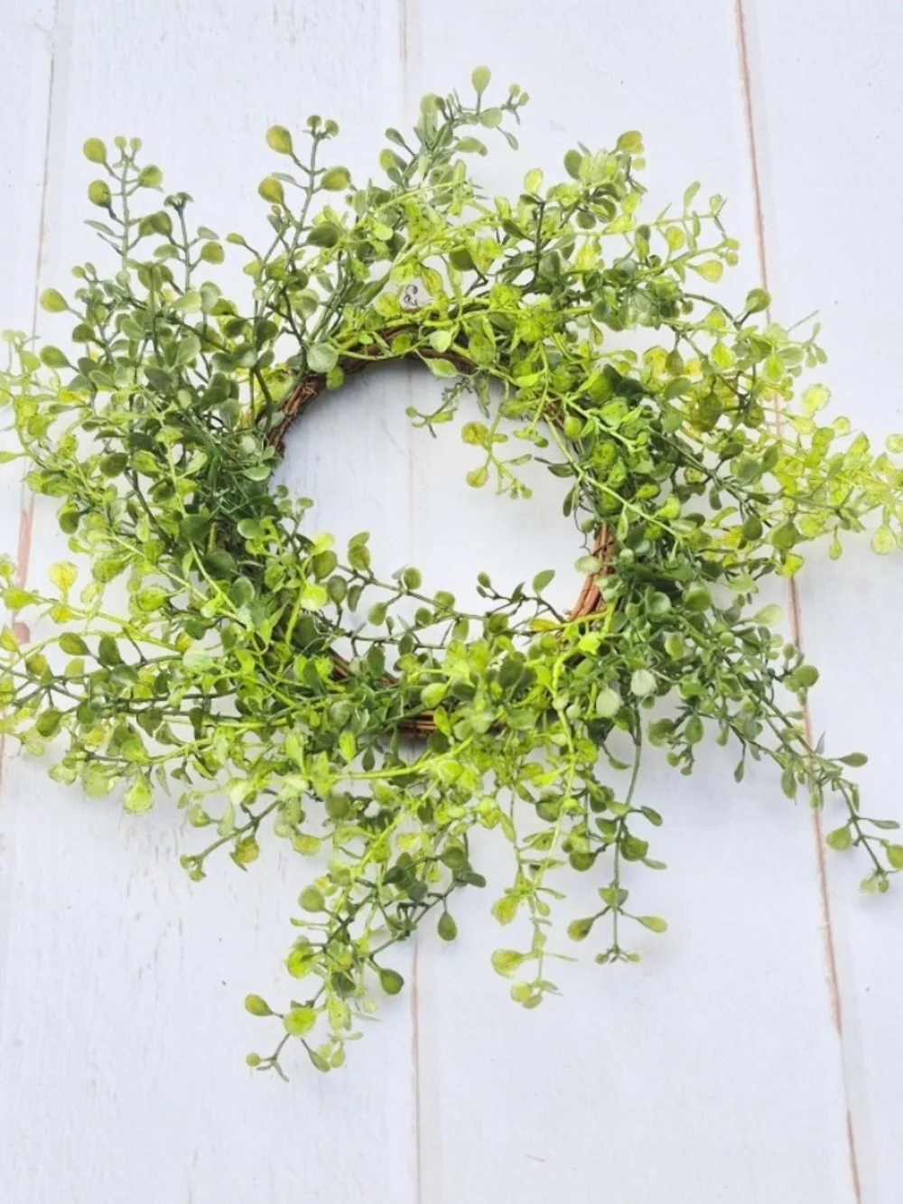 Candle Greenery Wreath